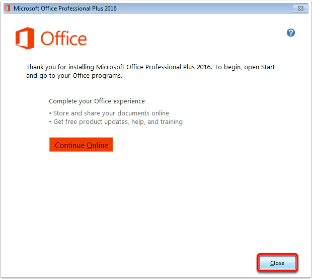 Microsoft Office 2016 Professional Plus 5 Microsoft Office 2016 Professional Plus setup and installation screen