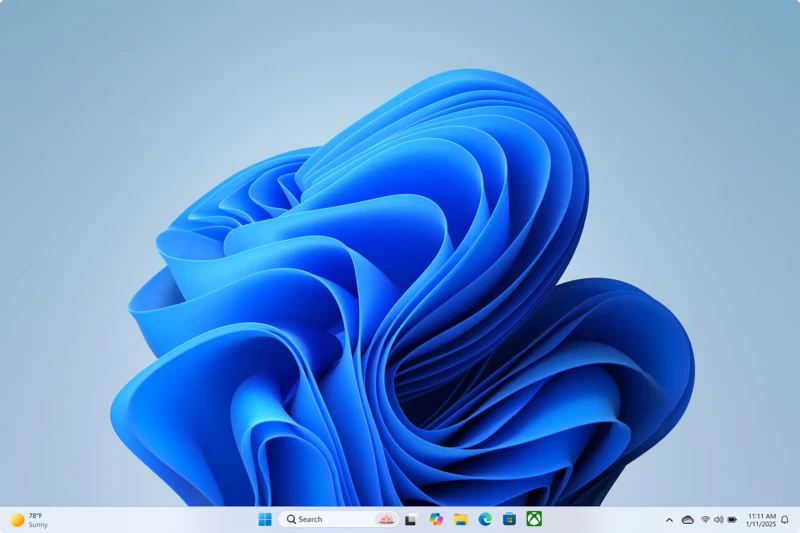 Windows 11 Home Desktop Interface