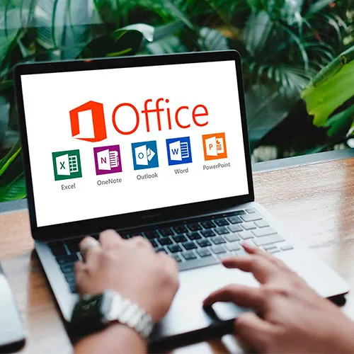 Microsoft Office 2021 Professional Plus interface showing Word, Excel and PowerPoint applications